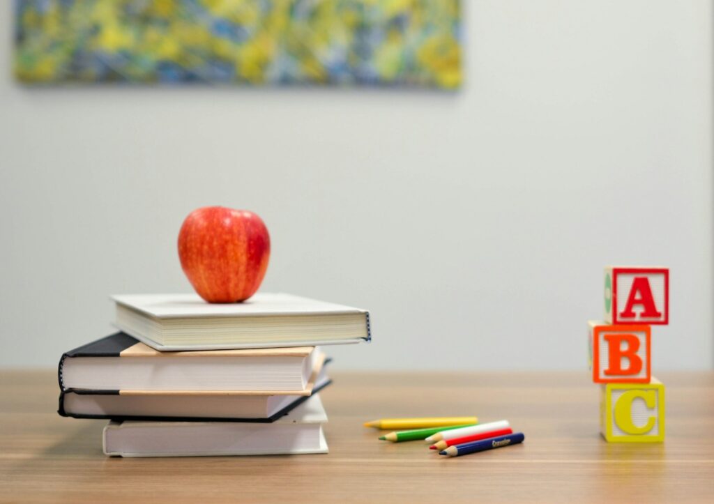 Classroom illustrating teaching and education careers